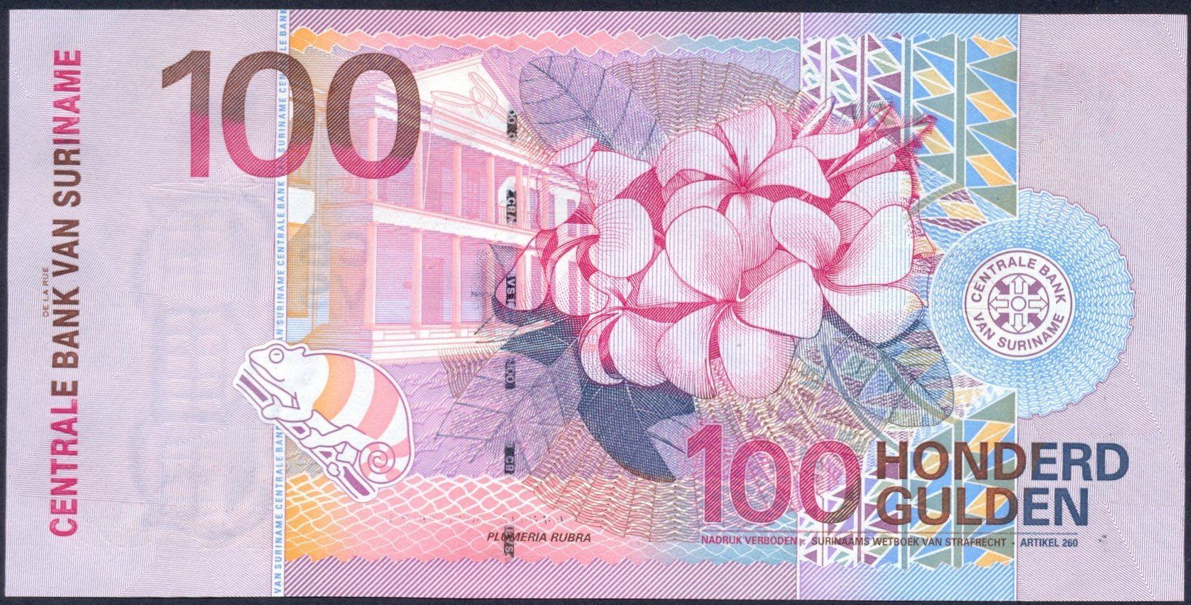 Banconote: Surinam 100 Gulden 2000 UNC – Nuovo (secondo la descrizione) da Schliern b. Köniz venduto da pizzitaxi 1