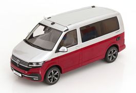 VW T6.1 CALIFORNIA- OCEAN 2021 BEIGE/ROT 1:18 OTTO