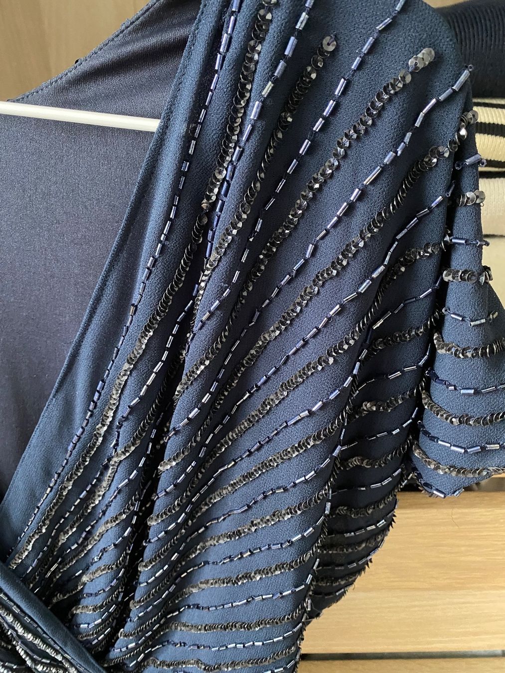 Mango Vestiti: Mango Sequins blue cocktail dress S – Usato da Zürich venduto da Lovelyperfumes 1
