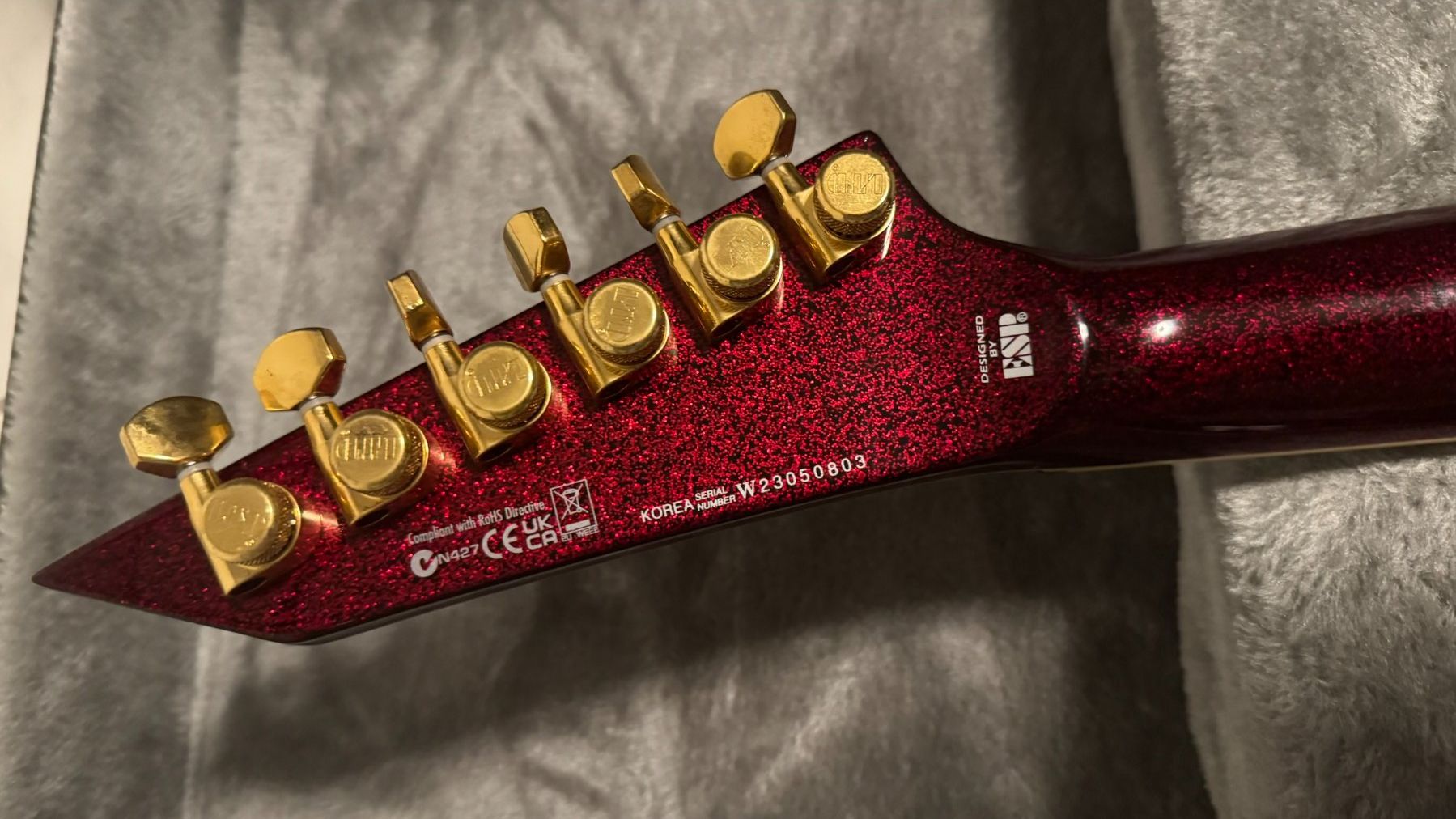 Esp Musikinstrumente: ESP LTD KH-V Red Sparkle – Gebraucht aus Schinznach Bad von Prosperos 4