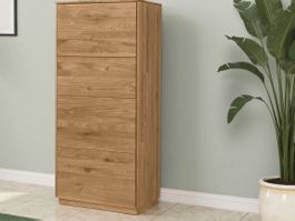 Schrank Highboard ST. GALLEN Wildeiche massiv 63 x 145 cm