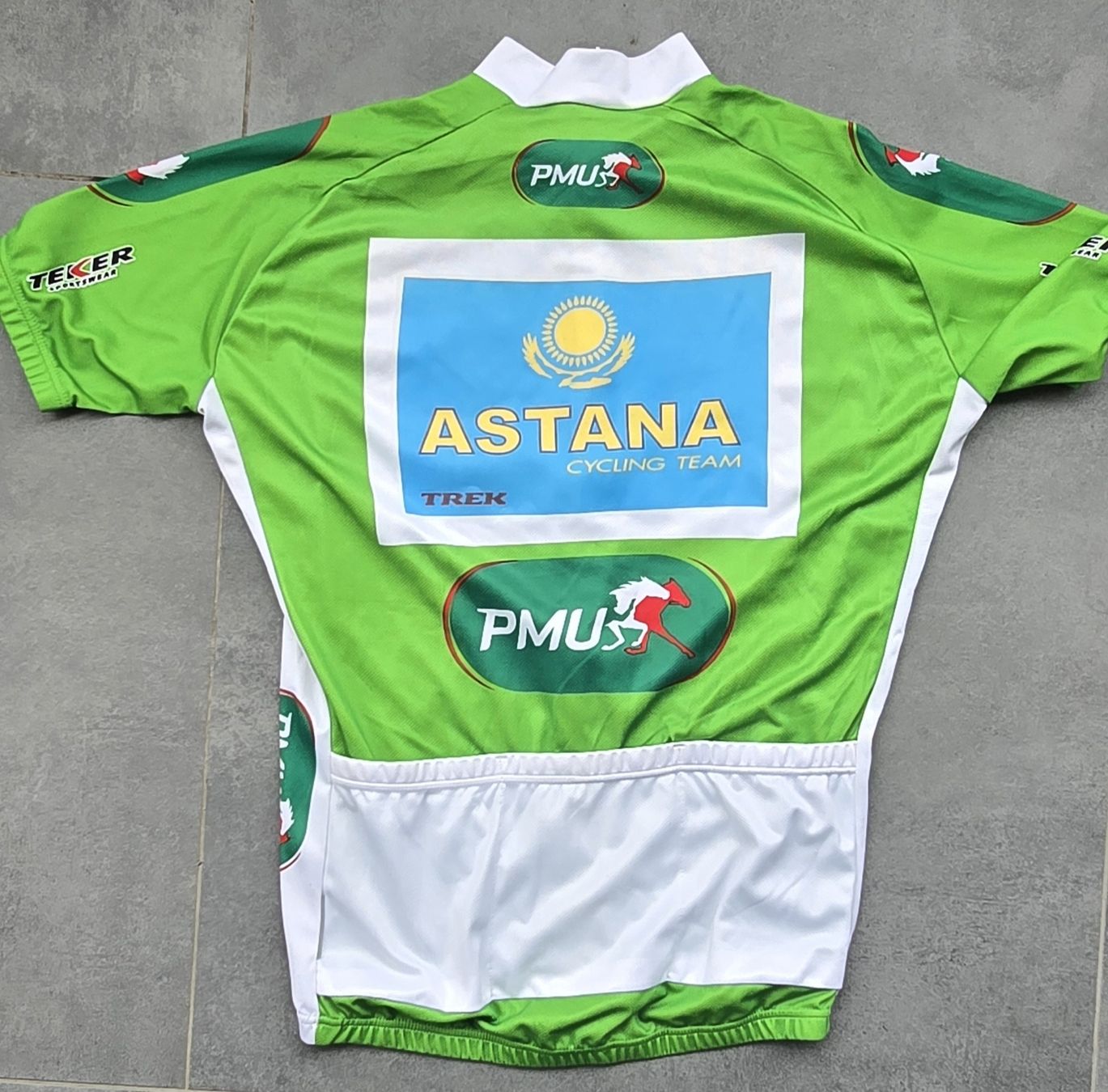 Leibchen & Hosen: orig. 2009 Tour de Romandie grünes punkte Trikot Gr. L Rast  – Gebraucht aus Weil am Rhein von stenzer 1
