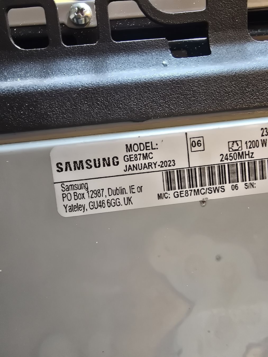 Samsung Forni: Samsung Mikrowelle GE87MC - (D1) – Usato da Rorschach venduto da TimelessTrading 6