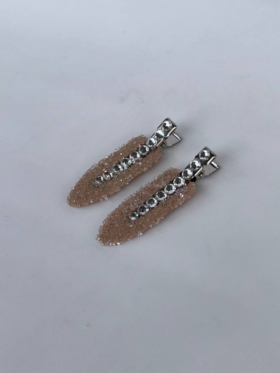 Accessori per capelli: Handgefertigte Haarspangen in Hellbraun mit Strass – Nuovo e nell'imballaggio originale da Küsnacht ZH venduto da hof_sdk9 1