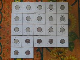 PAYS-BAS  Lot  22x     25  Cent  1951 à 1980