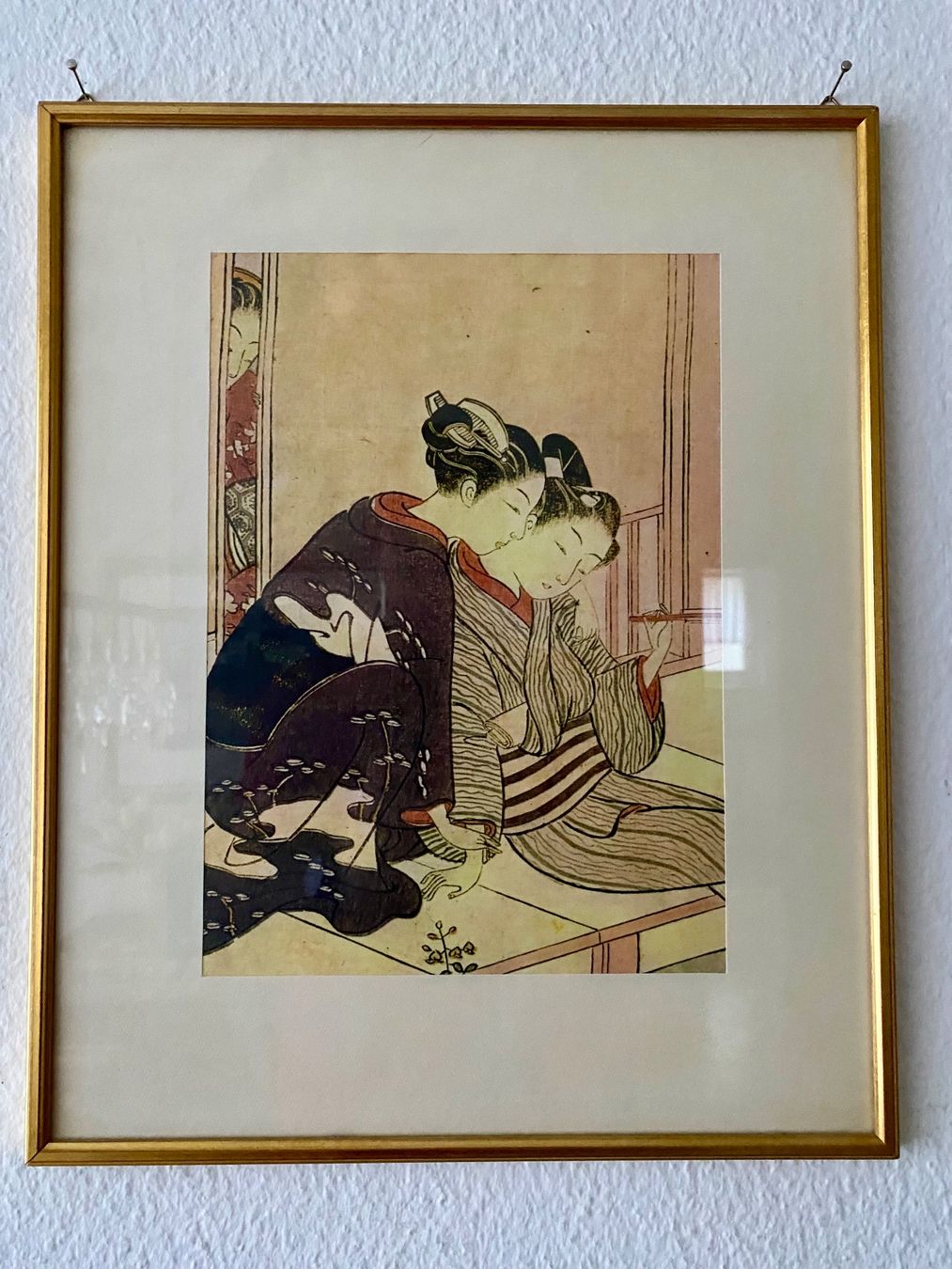 Foto & Immagini: Seidenmalerei Japan, Vintage-Bild "B" – Usato da Kriens venduto da deralchimist