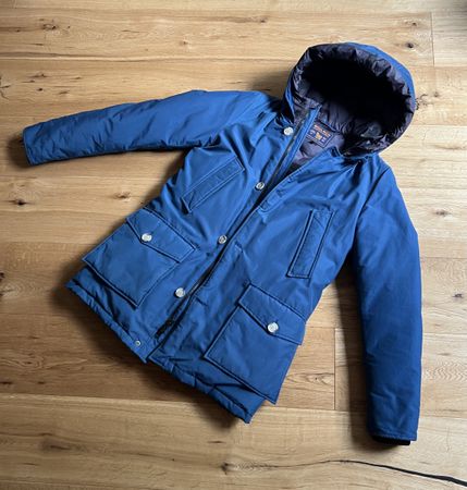 Winterjacke Woolrich blau Grösse 14 (158-164)