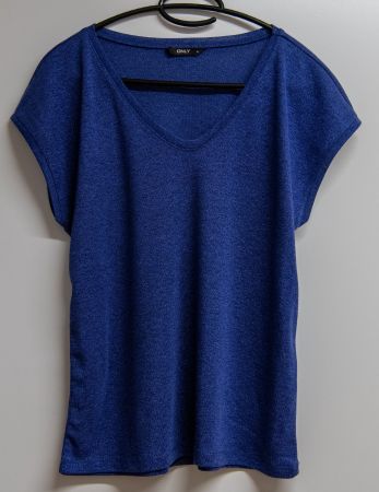 Glitzershirt von Only, Gr.M
