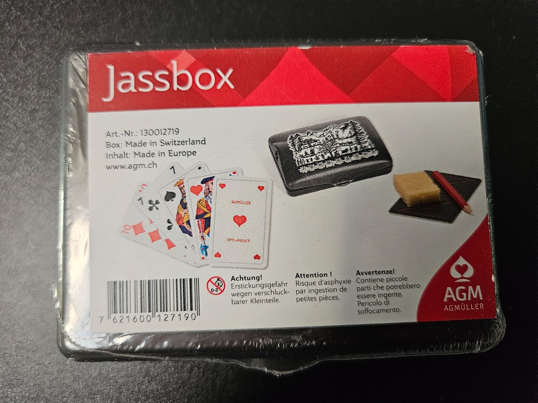 Giochi: Neu - AGM - Jassbox – Nuovo e nell'imballaggio originale da Dagmersellen venduto da Jarsetz_Restposten 1