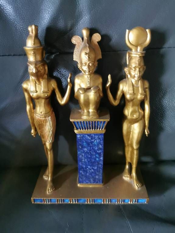 Statuette: Agyptische Figur – Nuovo e nell'imballaggio originale da Brissago venduto da dee07