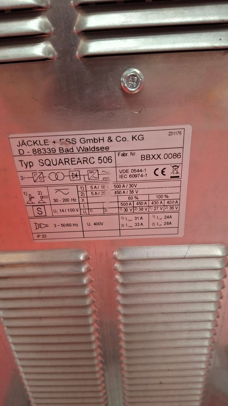 Saldatori: Schweissanlage DEFEKT ESS Typ SQUAREARC 506 C – Difettoso da Wilen b. Wil venduto da Kuss03 3