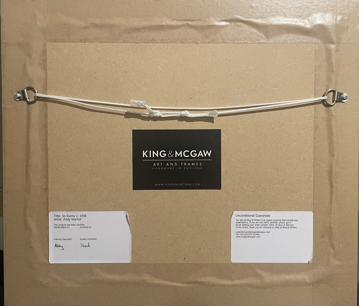 Dipinti: Andy Warhol "So Sunny" 1958, By King & McGaw – Usato da Lugano venduto da Filds83 1