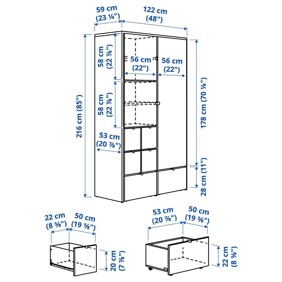 Ikea Armadi: 2 armadi Ikea al prezzo di uno – Usato da Sementina venduto da edo_c2fd 2