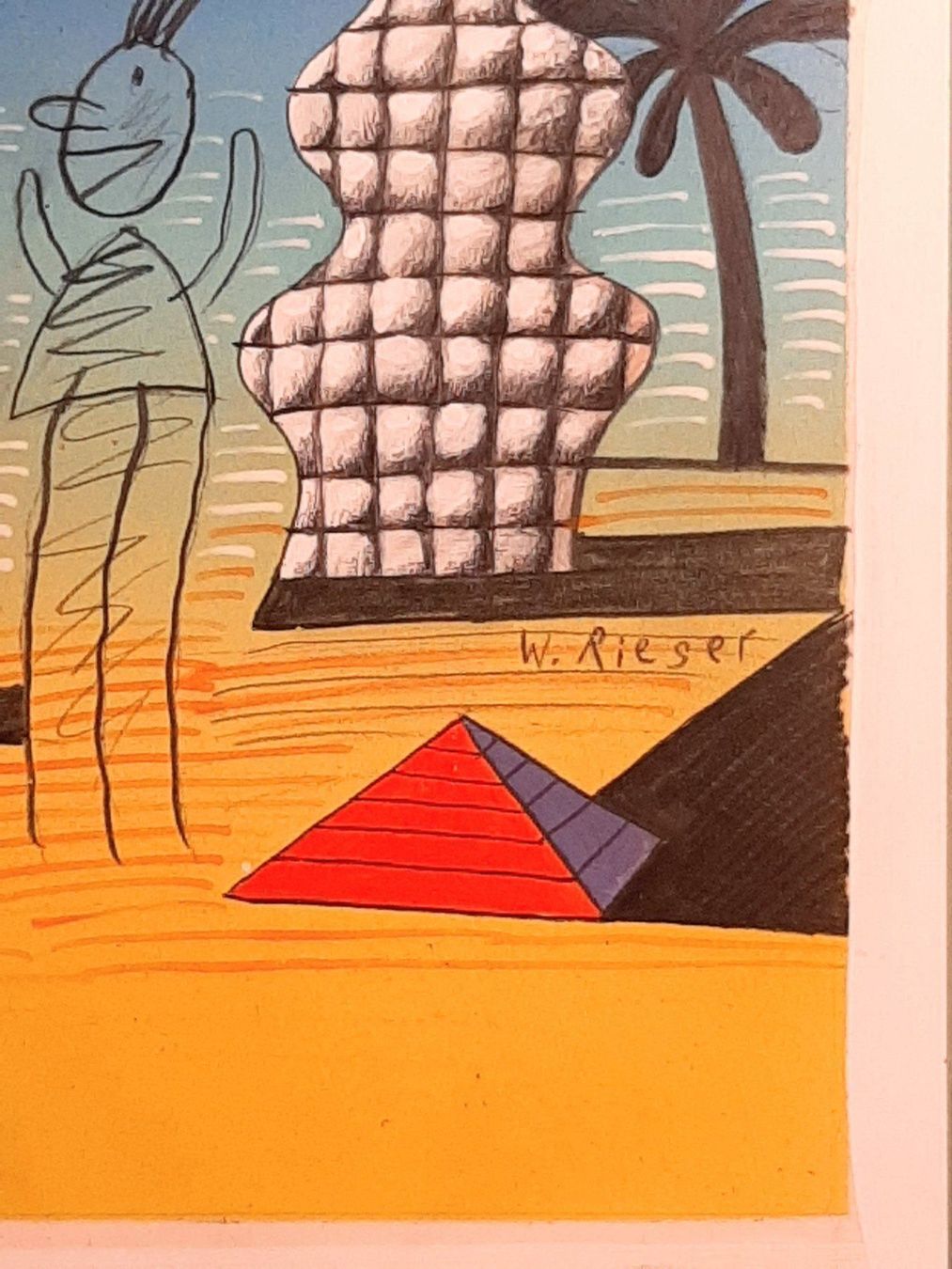 Poster & Bilder: Wunderbares Original von Willi Rieser – Gebraucht aus Zürich von 2bis 6