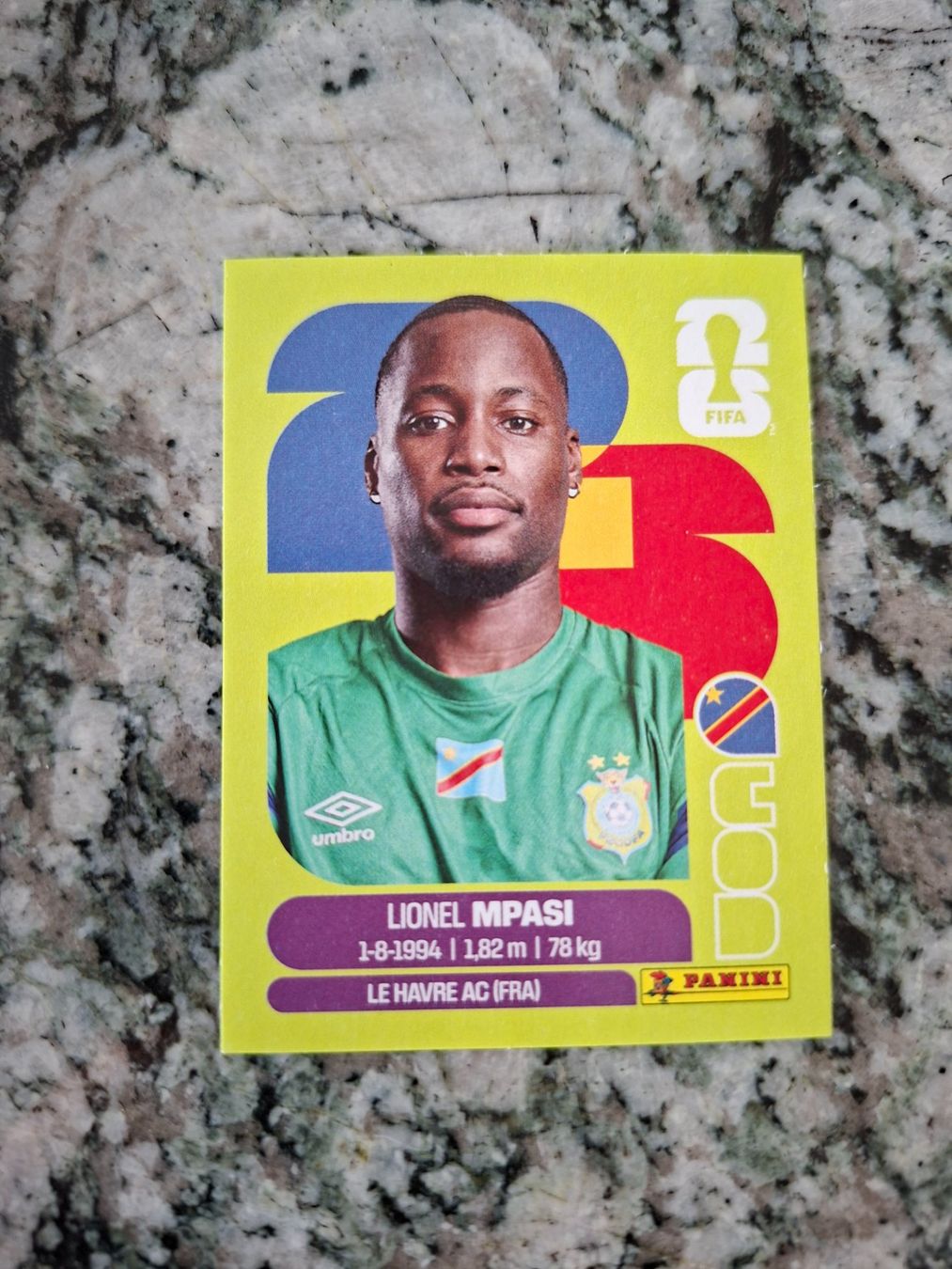 Panini Carte collezionabili: Panini WM 2026 COD 2 Lionel Mpasi – Nuovo (secondo la descrizione) da Balterswil venduto da Steineparadies