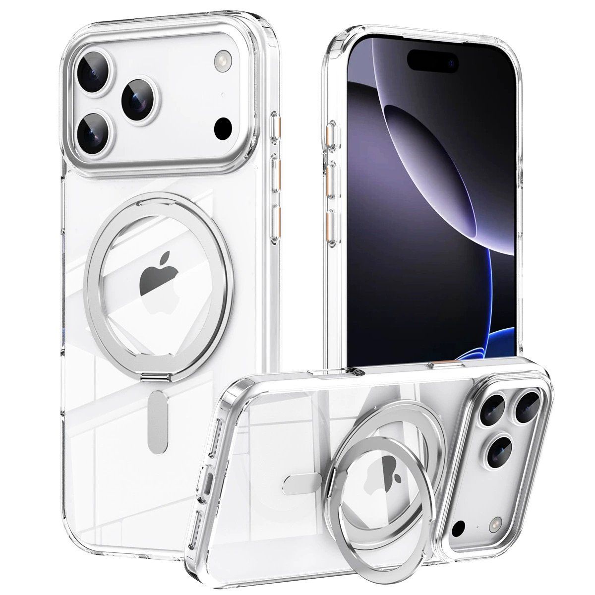 Cover & Protezioni schermo: iPhone 17 Pro Max - Coque Magnétique support magsafe rotatif – Nuovo e nell'imballaggio originale da Morges venduto da DigiAC