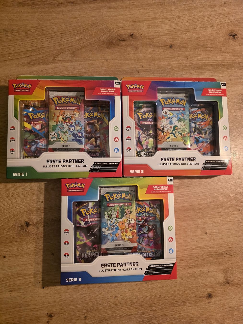 Pokémon Carte collezionabili: Pokemon Erstepartner Serie 1, 2, 3  DE – Nuovo e nell'imballaggio originale da Lausen venduto da Loran13
