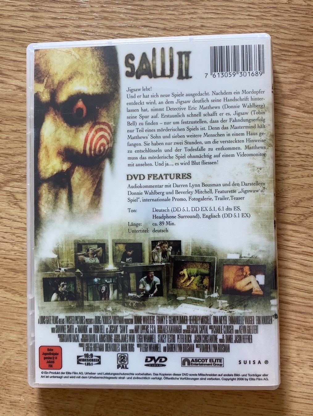 Alle DVDs: SAW 2 DVD – Gebraucht aus Rafz von SaintCruz 1