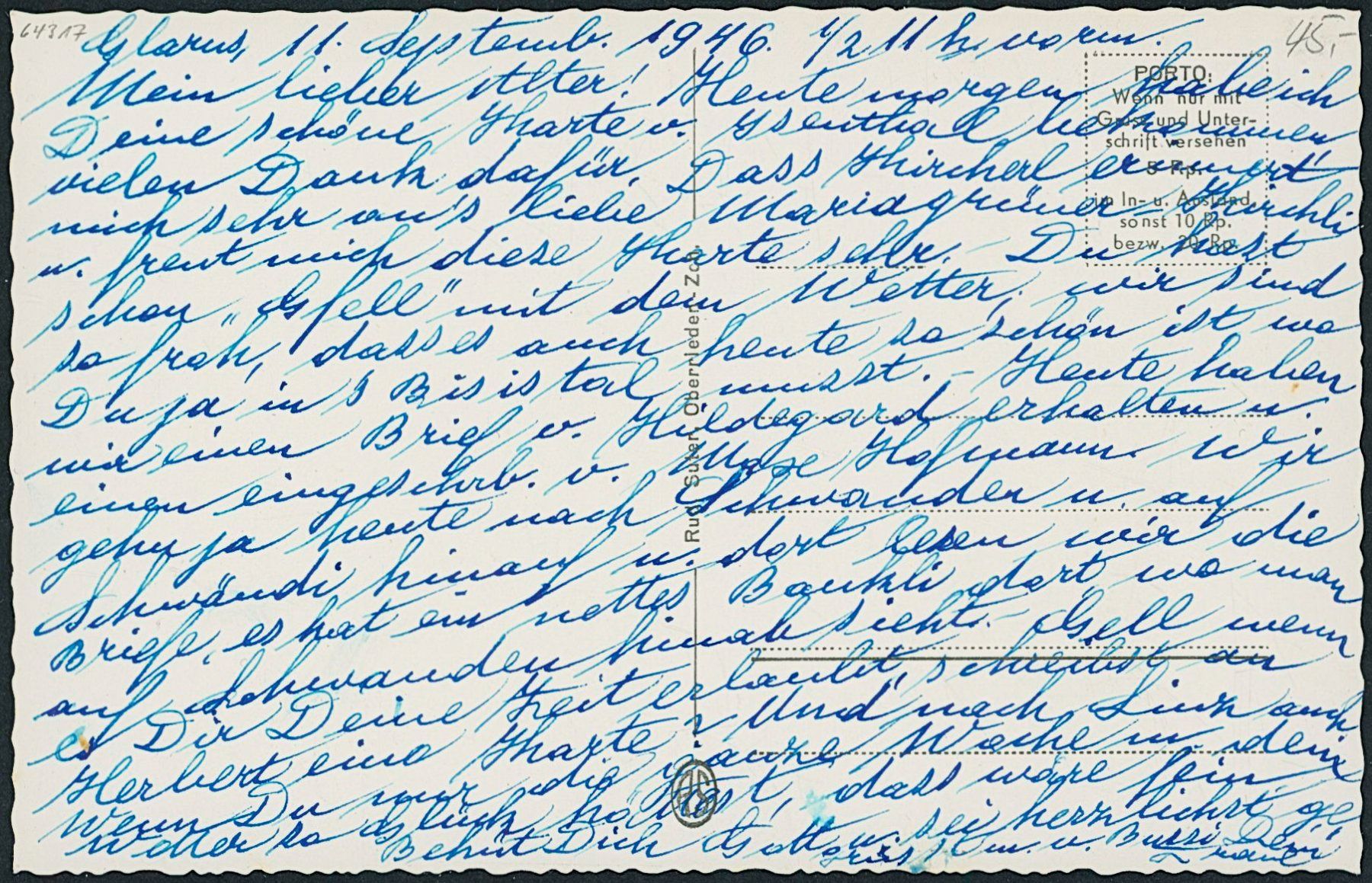 Cartes postales: GLS Richisau - Glarus – Neuf (Voir description) à Schindellegi par masutka7 1