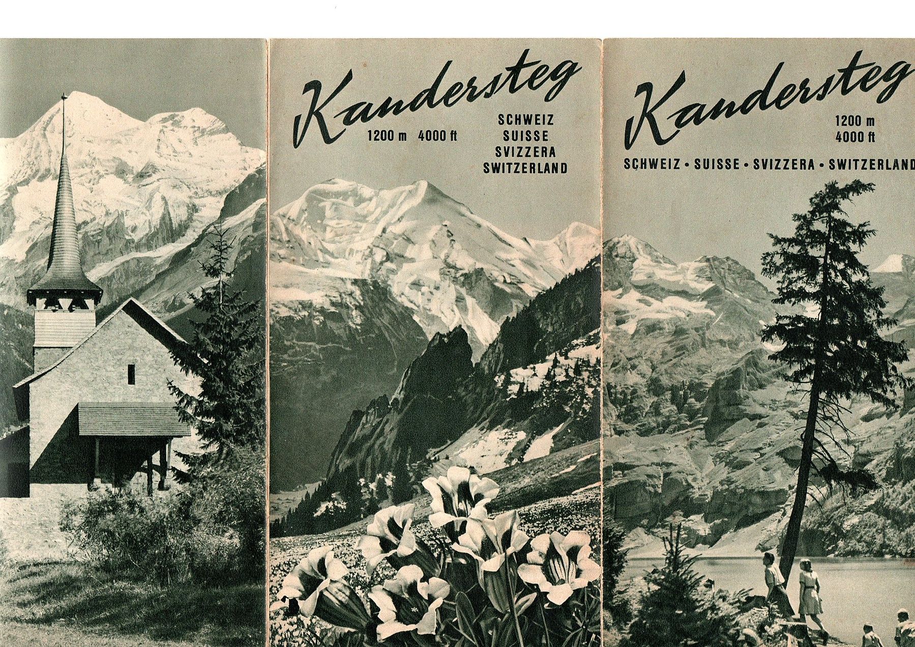 Documenti: Broschüre Kandersteg 1950er – Usato da Mörschwil venduto da aik_x8mc
