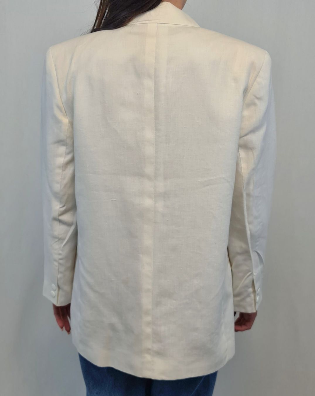 Giacche: Blazer blanc cassé en lin taille 40 – Usato da Couvet venduto da Nawra_26 2