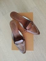 TOD'S Daisy Eyelet Sabot Cognac Size 36