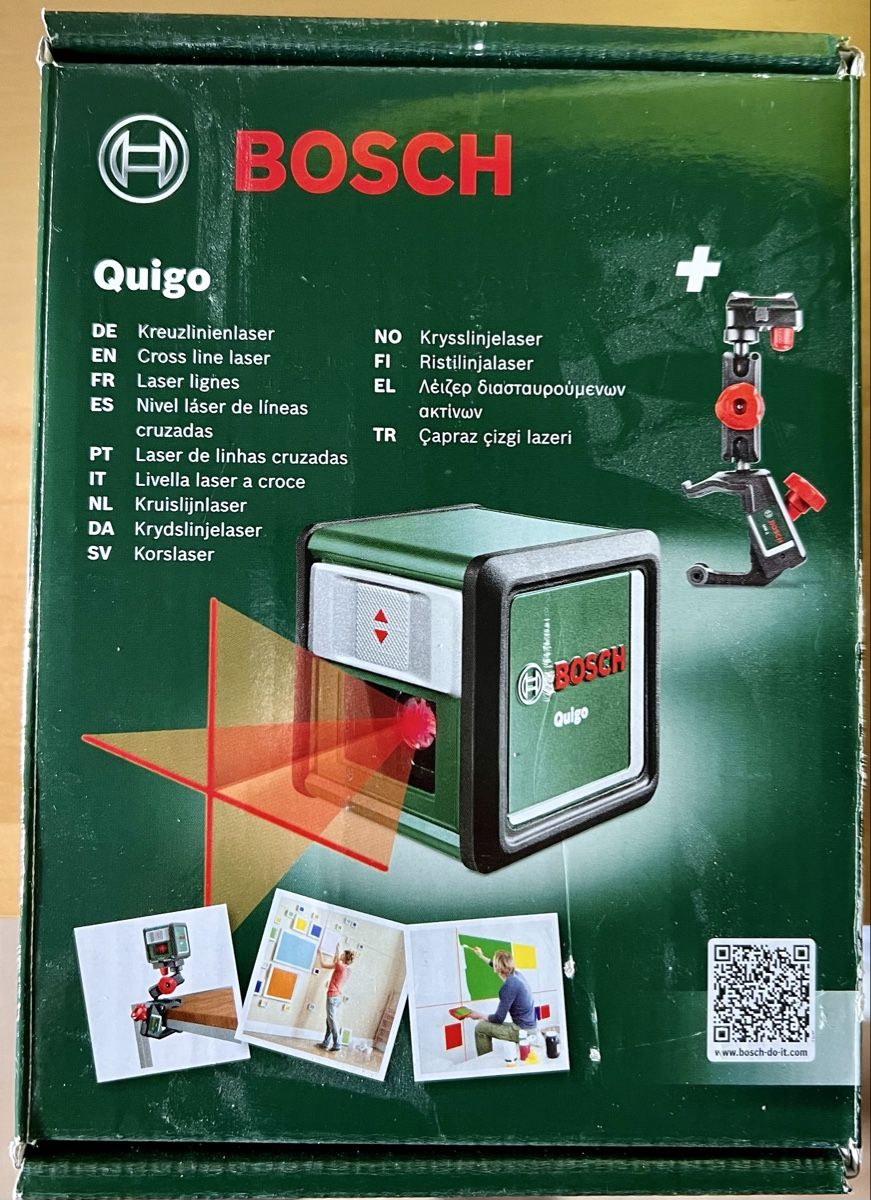 Bosch Messen: BOSCH Quigo Kreuzlinienlaser – Gebraucht aus Thun von chai02