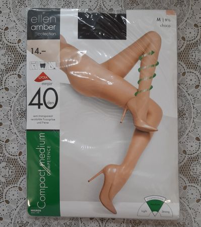 Ellen Amber Compact Medium Strumpfhose 40den Gr.M Choco