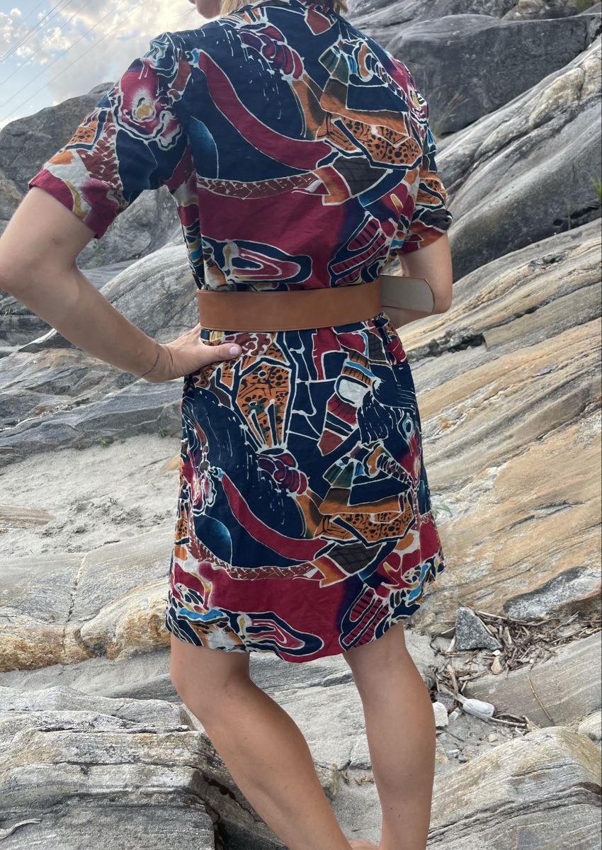 Vestiti: Chic abito di cotone multicolore-tgS/M-nuovo – Nuovo (secondo la descrizione) da Gordevio venduto da LanaZimm 6