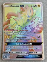 Pokémon Zeraora GX Regenbogen Full Art Pokemon Karte 221/214