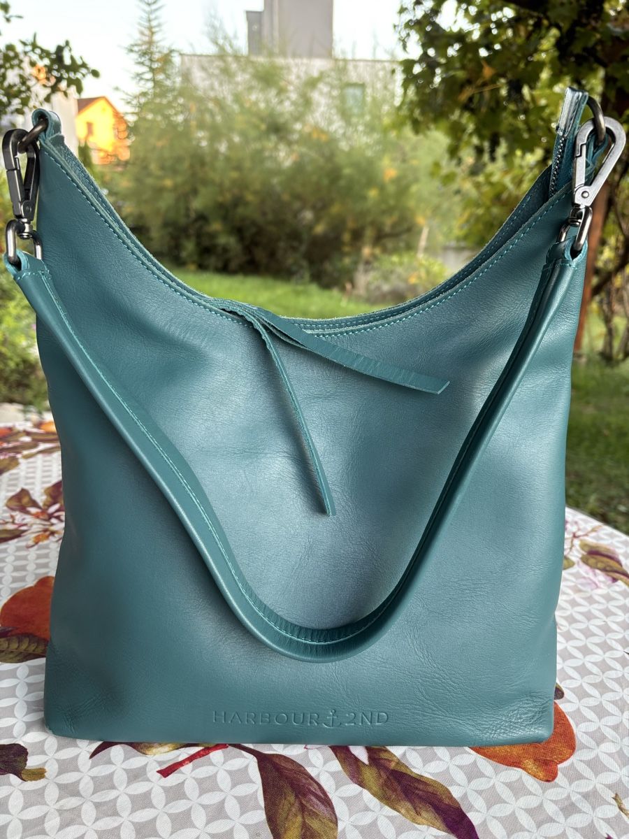 Borse da donna: Leder Tasche 2nd Harbour petrol – Usato da Frauenfeld venduto da Andi_andrea 1