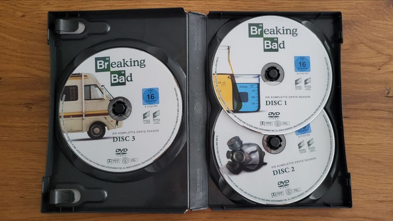 Tutti i DVDs: Breaking Bad - Staffel 1 (DVD Set) – Usato da Suhr venduto da kap_wq5h 1
