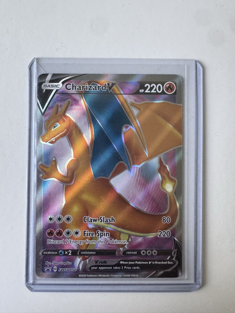 Pokémon Carte collezionabili: Charizard V SWSH050 | 2x – Nuovo e nell'imballaggio originale da Biel-Benken BL venduto da tsb_collector 4
