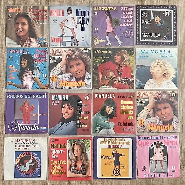 Dischi in vinile: Manuela Singles 47 Stück 7 Zoll – Usato da Gümligen venduto da VIN-TAGE-ZONE 1