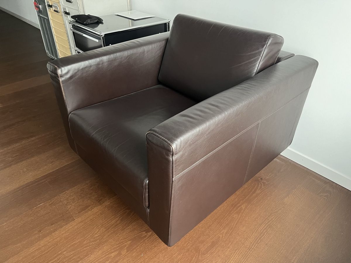 Vitra Poltrone: Vitra Leder-Sessel, Design Jasper Morrison – Usato da Zürich venduto da joe_zh8048 1