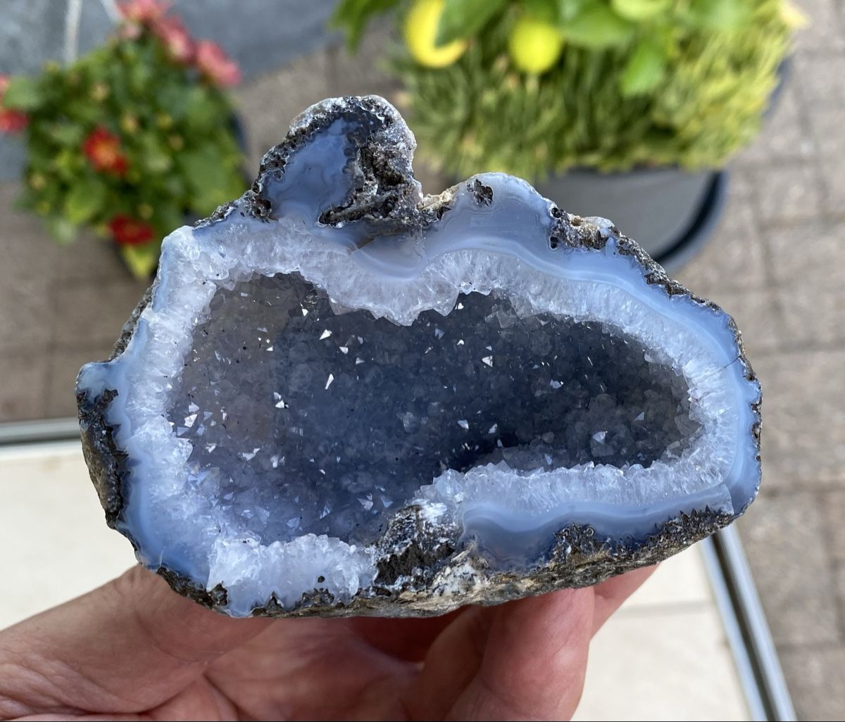 Mineralien & Heilsteine: Sehr schöne Achat Geode  – Gebraucht aus Selzach von 321compac 9