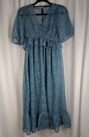 YAS Blue Midi Dress