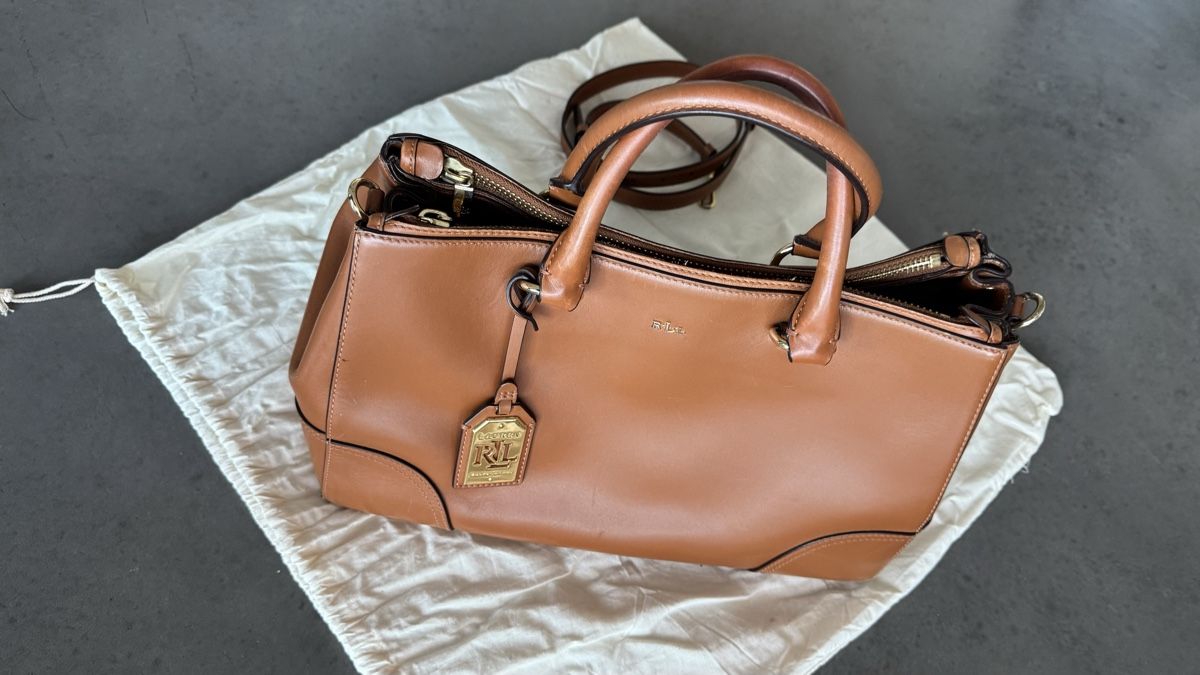 Ralph Lauren Borse da donna: Ralph Lauren Handtasche  Cognacfarbig – Usato da Oberrieden venduto da Bergsteiger67 3