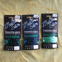 LOT PAILLETTEN-GARN NEU & ORIGINALVERPACKT