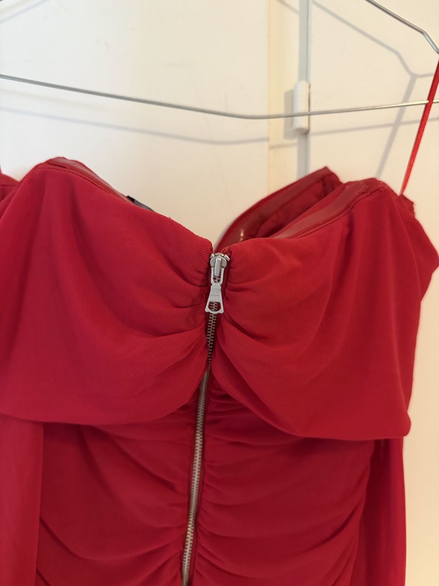 Vestiti: Abito Bardot rosso taglia S usato – Usato da Lugano venduto da can_xdd8 6