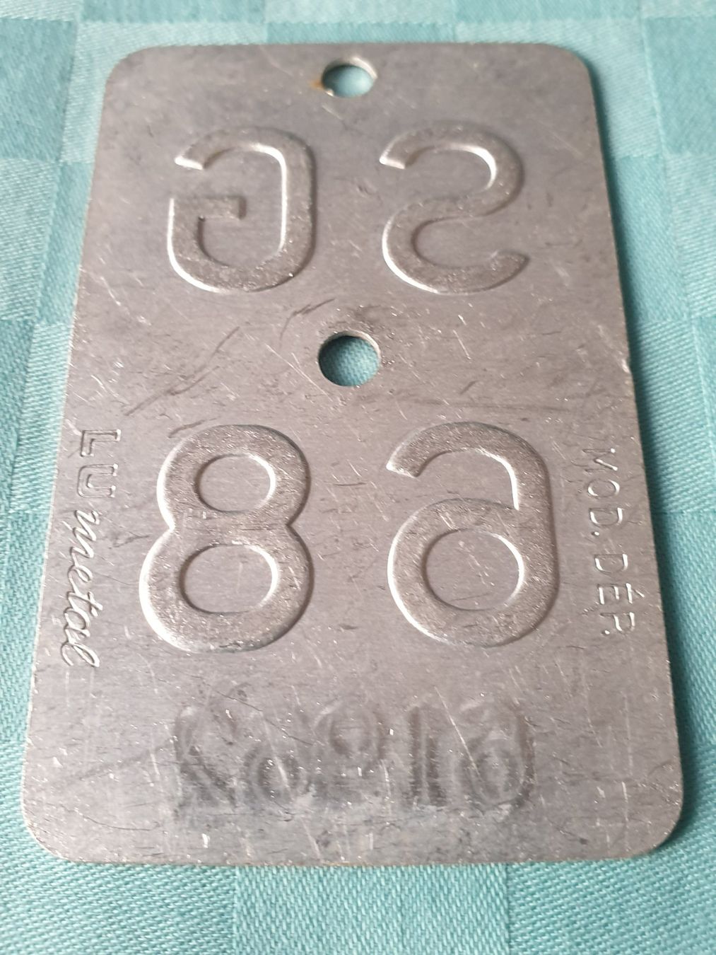 Insegne: Velonummer SG 68 – Usato da Mörschwil venduto da spirspi 1