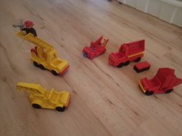 Duplo - Fünf Fahrzeuge (Feuerwehr etc.)