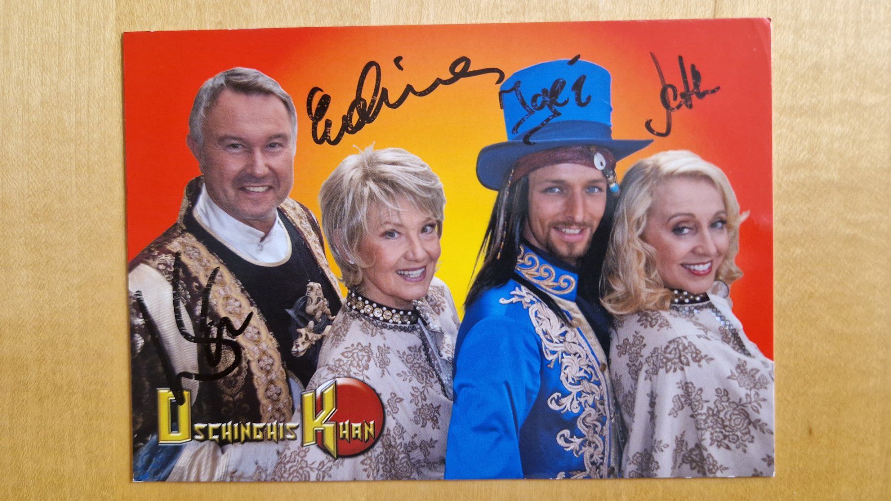 Autografi: Dschingis Khan, Original Autogramme auf Karte – Usato da Salmsach venduto da Schusoa