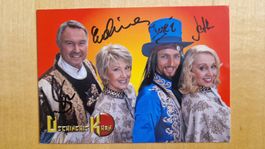 Dschingis Khan, Original Autogramme auf Karte