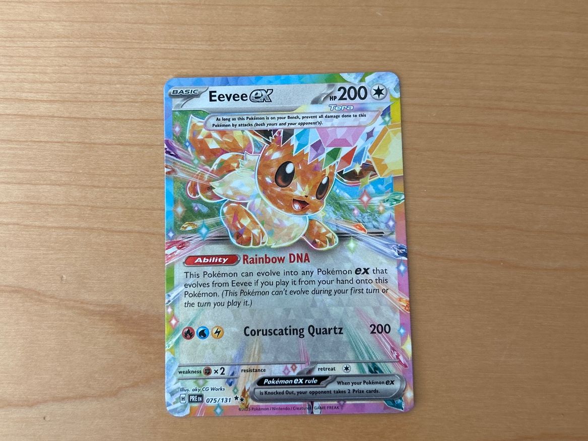 Pokémon Cartes à collectionner: Eevee Ex 075/131 PRE EN – D'occasion à Schlieren par happymerchant64