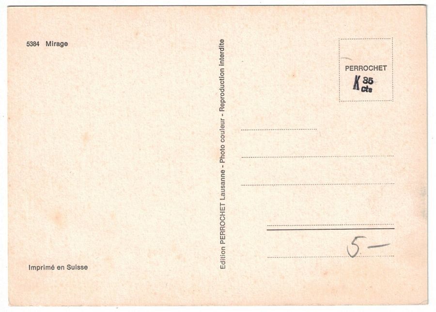 Cartoline postali: Mirage Militär – Usato da Frauenfeld venduto da POML 1