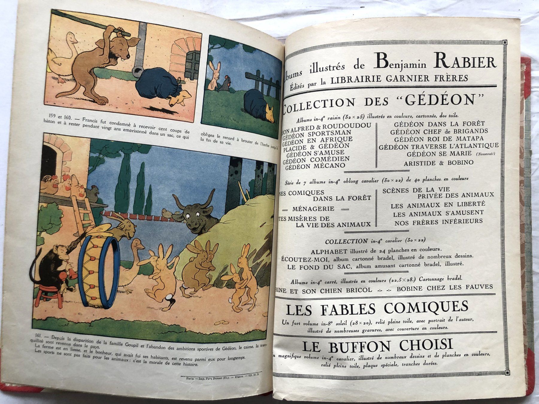 Libri: GEDEON SPORTSMAN par Benjamin Rabier - Réedition – Usato da Schaffhausen venduto da durruti 7