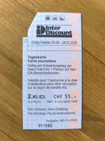 SBB Tageskarte - Gültig bis 28.10.2026