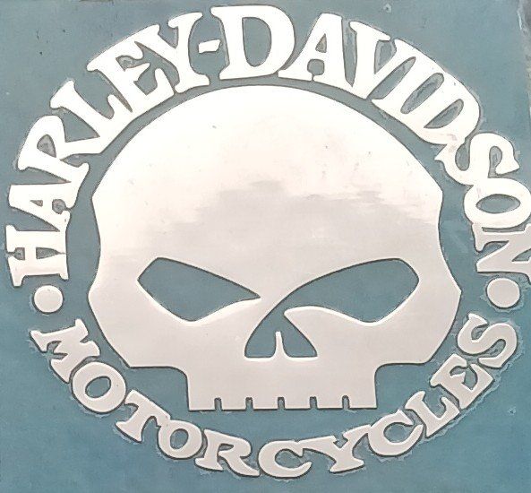 Autocollant Harley-Davidson Skull J040 3