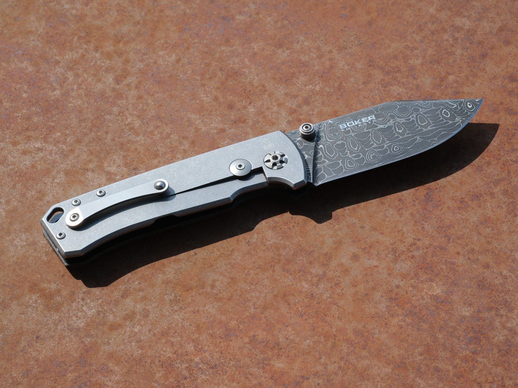 Accessori: Böker Tiger Damast – Nuovo e nell'imballaggio originale da Brütten venduto da Ballard 2